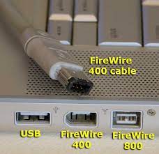 Left To Right Usb Firewire 400 Firewire 800 Study Materials Usb Study