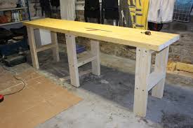 Etabli garage sur cdiscount ! Bricolage Diy Fabriquer Son Etabli En Bastaing Etape 2 Le Plan De Travail