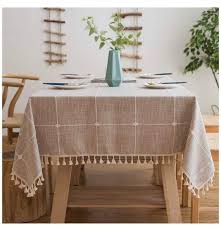 Natural Table Cloth Polyester Tablecloth Linen Table Cloth Etsy In 2020 Room Decor Decor Table Cloth