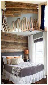You can create your own diy wood wall with a few simple tools and a bit of planning. 40 Ways To Build A Pallet Wall Palletwall Buildapalletwall Rusticbedroomideas Vidur Net Wood Walls Bedroom Shiplap Wall Diy Diy Wood Wall