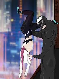 Spider Gwen X Venom (I'm the artist u/Edice60, and I can't decide on which  background) : r/spidergwen_34