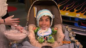 Mc, tied up in the chair, being lynera's therapist: Icarly S Spencer As A Baby Lmaoo Icarly Icarly And Victorious Funny Relatable Memes