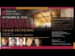 Neidorff Karpati Hall Grand Reopening Concert