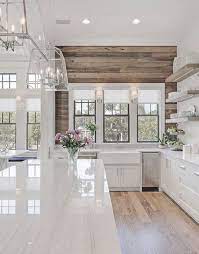 See the full home tour here: Cool 60 Best Modern Farmhouse Kitchen Decor Ideas Https Homearchite Com 2018 02 22 60 Best Mod Modern Farmhouse Kitchens House Design Farmhouse Kitchen Decor
