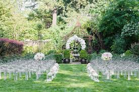 Glamorous Garden Wedding Ruffled Outdoor Wedding Wedding Ceremony Chairs Garden Weddings Ceremony