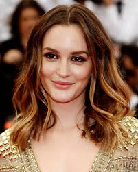 Leighton Meester Long Bob With Highlights Hair Style Hair Beauty Hair Styles Hair Highlights