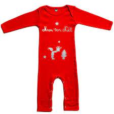 Pyjama velours ou coton ? Pyjama Bebe Noel En Coton Manche Longue Rouge Les Griottes La Redoute