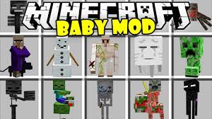 Baby mobs adds baby versions of many vanilla monsters, each with its own special abilities. Baby Mobs Mod Para Minecraft 1 12 2 1 11 2 1 10 2 1 8 9 1 7 10