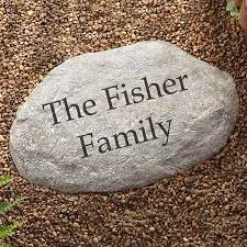 Personalized Decorative Garden Stones Large Personalized Garden Stones Decorative Garden Stones Garden Stones