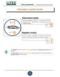 En el lenguaje común se usa indistintamente un término o el otro como si fuesen. Velocidad Y Rapidez Media Docsity