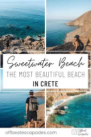 Glyka nera (meaning sweet water) is one of the most beautiful beaches in crete, with deep blue water color and nice pebbles. Sweetwater Beach Complete Guide To The Best Beach In Crete Offbeat Escapades Offbeat Travels Van Life Blog