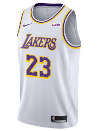 News of his next move then leaked on twitter on sunday as @chrissyteigen tweeted that she had seen the basketballer with a lakers jersey. Los Angeles Lakers Lebron James 2019 20 Association Edition Swingman J Lakers Store