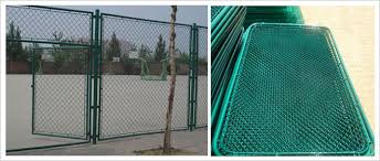 Install chain link fence fabric in accordance. Pvc Powder Coated Galvanized Steel Chain Link Fence