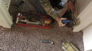 Also, how do i get the tape to seal ? Carpet Carpet Doorway Seam 2 Youtube