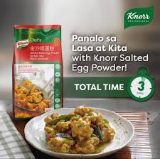 Knorr golden salted egg seasoning powder, 270g. Facebook
