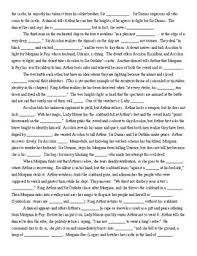One book (1484), by sir thomas malory, is very famous. King Arthur And His Knights Of The Round Table Book 1 Ch 4 Summary Fill In Key