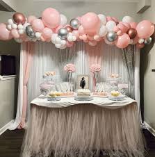 Pink And Silver Birthday Decor 18th Birthday Decorations Birthday Decorations Simple Birthday Decorations