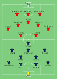 Op deze pagina is een lijst te vinden met alle wereldkampioenen voetbal uit de. Wereldkampioenschap Voetbal 2018 Halve Finale Frankrijk Belgie Wikipedia