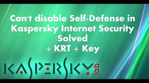 Solved Can T Disable Self Defense In Kaspersky Internet Security Krt Key Kis Kav Youtube