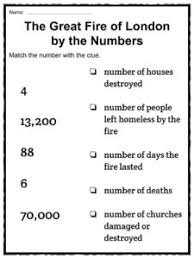 2016 marks the 350th anniversary of the great fire of london, which burned through the city for four days in september 1666. The Great Fire Of London Of 1666 Facts Worksheets For Kids