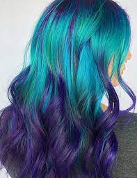 Typically, a blend of blue and purple forms a beautiful indigo galaxy color hair. 34 Stunning Blue And Purple Hair Colors