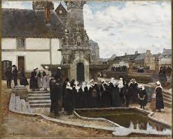 Joseph Felix Bouchor La Fontaine Miraculeuse De Sainte Anne D Auray Images D Art Les Fontaines Musee Des Beaux Arts Bretagne