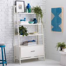 Mid Century 38 Bookshelf White