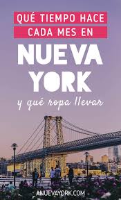 El Tiempo En Nueva York Y Que Ropa Llevarte Segun La Epoca Viaje A Nueva York Nueva York Turismo Nueva York