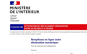Voir le tableau des résultats préparer le. Attestation Couvre Feu