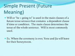 This means that all forms are affected in the present simple apart from the nosotros and vosotros forms. Ppt Simple Future Tense Powerpoint Presentation Free Download Id 3039240