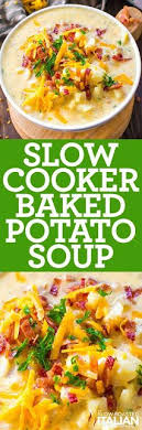 Incredible Slow Cooker Potato Soup Soup Recipes Food Slow Cooker Potato Soup Slow Cooker Soup Slow Cooker Potatoes