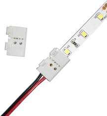 For connecting instructions please see below. Amazon Com 3528 2835 2 Pin 8mm Led Strip Connector Diy Strip To Wire Quick Solderless Connection For 12v 24v Single Color Led Strip Lights Pack Of 10 Home Improvement