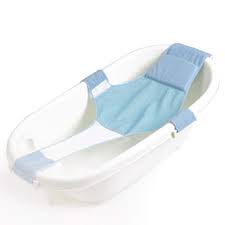 How to bath your baby correctly? Komake Baby Bath Support Adjustable Bath Seat Support Net Non Slip Baby Bath Seat Sling Hammock Comfortable Baby Bath Mesh Accessories Safety For Bathtub Infant Newborn Bathing Blue Buy Online In Andorra At