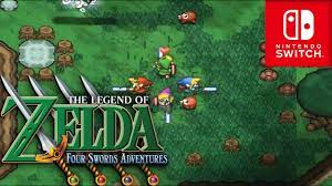 Zelda Four Swords Nintendo Switch Gameplay - YouTube