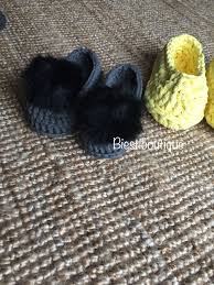 Penye Ip Panduf Ev Ayakkabisi Patik Orgu Handmade Patikler Orgu