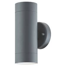 Amazon's choicefor front door lights. Lap Charcoal Grey Led Up Down Outdoor Wall Light 2 X 350lm 5 3w Outdoor Wall Lights Screwfix Com