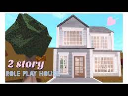Two Story Bloxburg House 32k Youtube Bloxburg House Build A House Game Cool House Designs