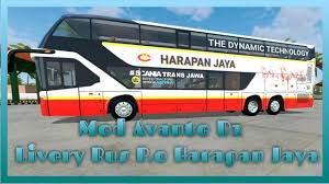 Download kumpulan livery bus simulator indonesia dari berbagai. Livery P O Harapan Jaya Mod Avante D2 Bus Simulator Indonesia Youtube