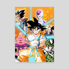 Maybe you would like to learn more about one of these? Dragon Ball Z Poster An Art Canvas By Aeryn Mu Inprnt