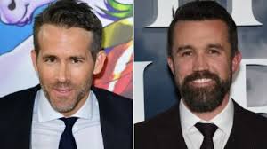 This needs to be a permanent gig. Hollywood Stars Ryan Reynolds And Rob Mcelhenny On The Brink Of Taking Over Wrexham Football Club Wales Itv News