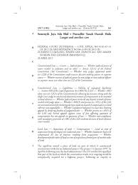 Daerah petaling di sebelah barat Semenyih Jaya Sdn Bhd V Pentadbir Tanah Hulu Langat 2017 3 Mlj 561 Federal Judiciary Of The United States Judgment Law