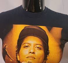 Bruno Mars 24k magic Tour 2017 Graphic T Shirt Sz S