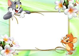 اطارات بصور الرسوم المتحركة جاهزة للاستعمال براويز لتصميمات الفوتوشوب أحلى فريمات Kids Frames Tom And Jerry Cartoon Boarders And Frames
