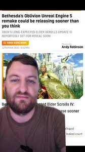 rumors are flying that the Oblivion remake could be launched as soon as  April in unreal engine 5. #Unreal #greenscreen #bethesda #virtuos #Oblivion  #remaster #remake #gaming