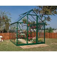Palram Serre De Jardin Verte Harmony 3 4 M Aluminium Et Polycarbonate Serre Jardin Jardin Vert Et Maison Verte
