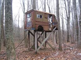 Hunting blind on stand elevated tower platform deer turkey. 330 Best A Shooting House Ideas Shooting House Deer Blind Deer Stand