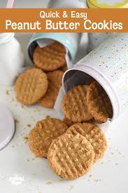 Easy Peanut Butter Cookies Imperial Sugar Recipe Easy Peanut Butter Cookies Butter Cookies Peanut Butter Cookies
