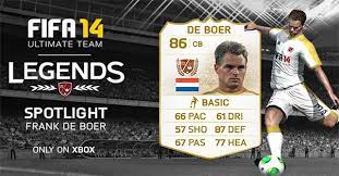 (aug 22, 1997) 6'2 192lbs. Fut 14 Legends Spotlight Frank De Boer Is The New Legend Of The Week