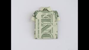 Dollar dollar bills y'all, or how to make a dollar into a tiny shirt.massive credit goes to clay, who put up the idea originally, along with much other money art. Money Origami Shirt Youtube