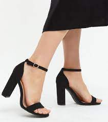 Deborah strappy sandals.black.you know those sandals you want to wear every day? Wide Fit Black Strappy Block Heel Sandals New Look